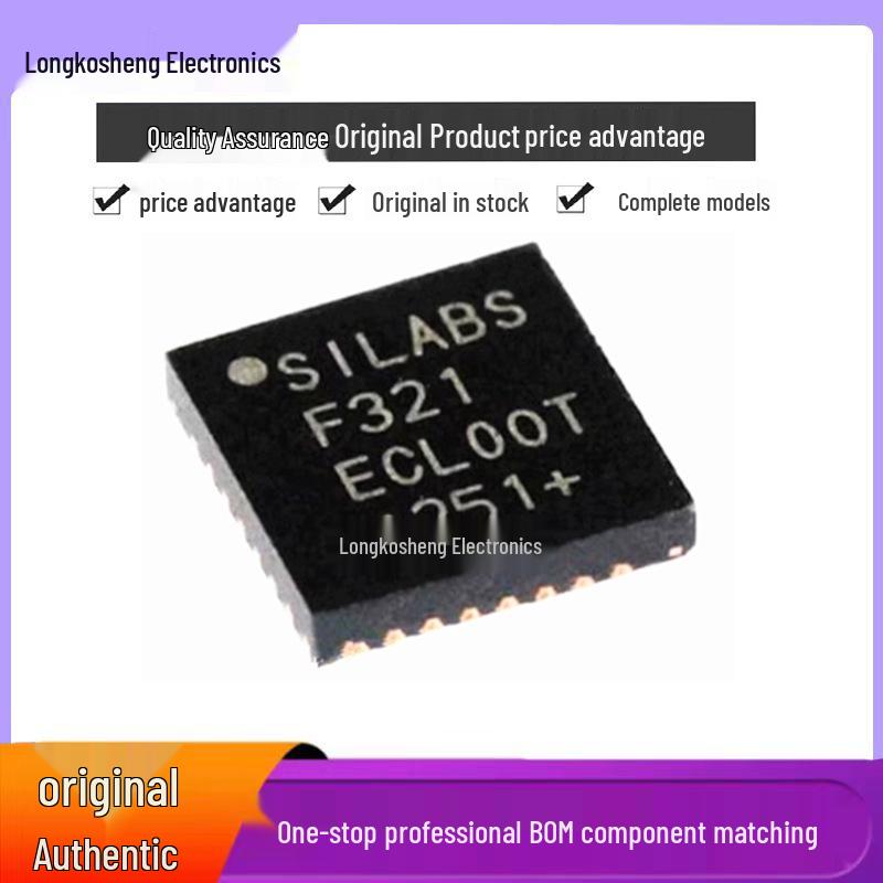 Оригінальний C8051F321-GMR QFN-28 8-бітний мікроконтролерний чіп MCU
Оригінальний C8051F321-GMR QFN-28 8-бітний мікроконтролерний чіп MCU