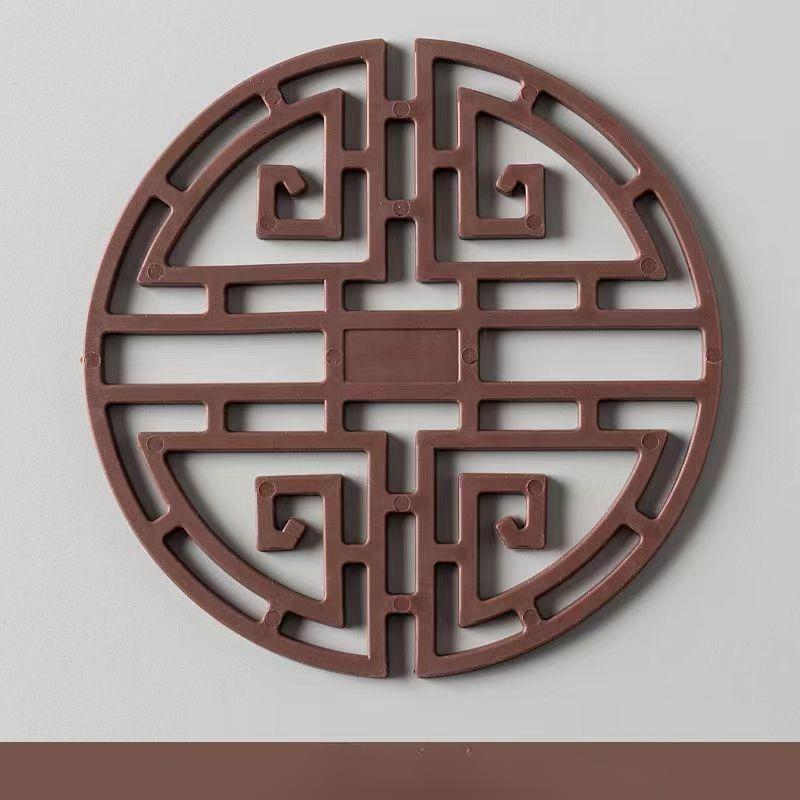 Кухонный бытовой мягкий резиновый полый теплоизоляционный коврик в китайском стиле, коврик для подставки, коврик для чаши, коврик для чашки 1pc коричневый
Кухонный бытовой мягкий резиновый полый теплоизоляционный коврик в китайском стиле, коврик для подставки, коврик для чаши, коврик для чашки 1pc коричневый