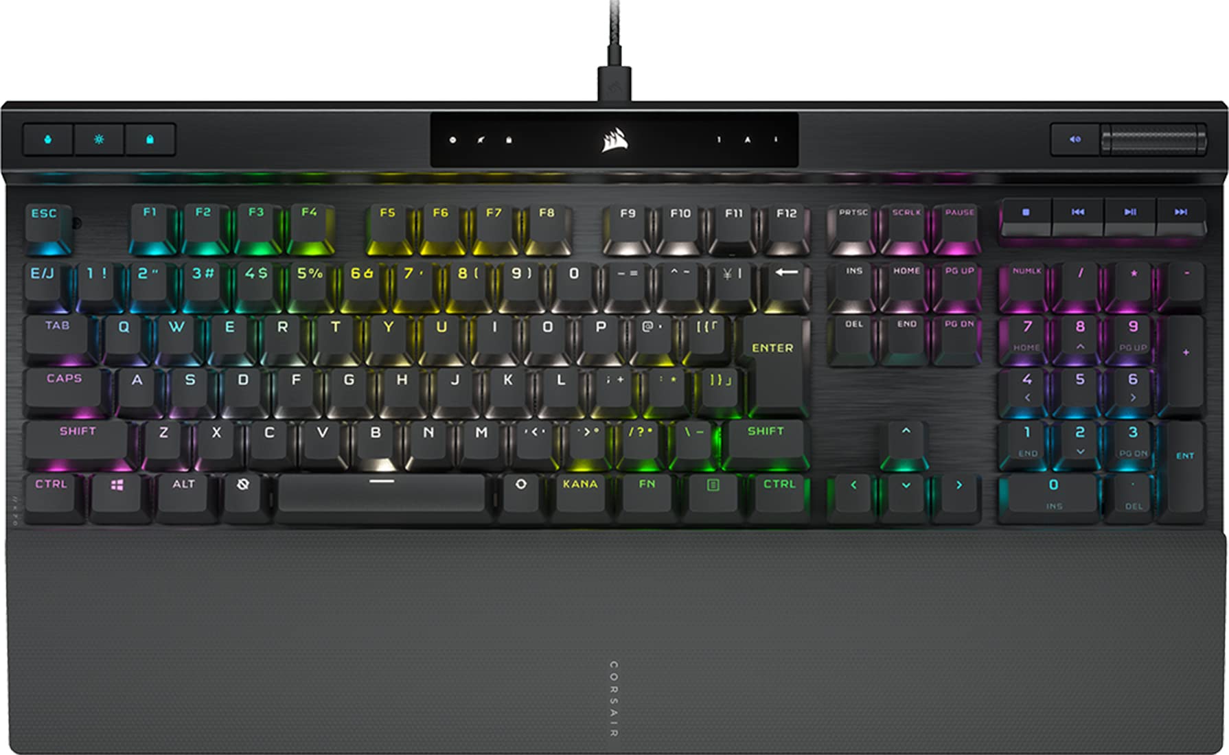 Ігрова клавіатура CORSAIR K70 RGB PRO, модель 2022 року, вишня, срібляста, ось 8000 Гц, сумісна з роз ємом Pullinglet CH-9109414-JP
Ігрова клавіатура CORSAIR K70 RGB PRO, модель 2022 року, вишня, срібляста, ось 8000 Гц, сумісна з роз ємом Pullinglet CH-9109414-JP