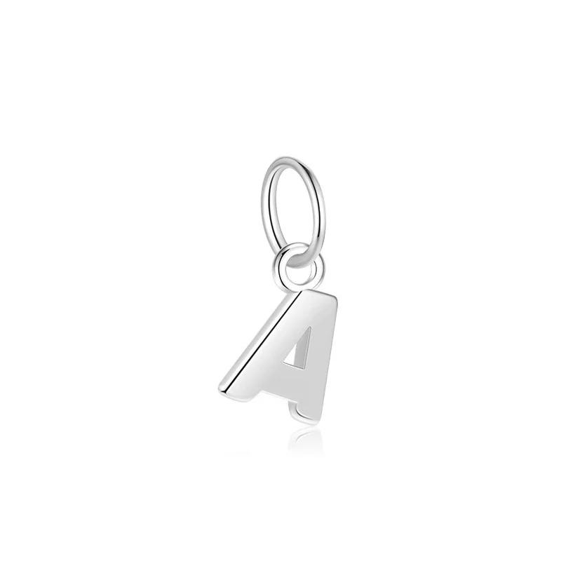 TrustDavis Real 925 Silver 26 Letters Charm Pendant Handmade DIY Fit Necklace Fine Jewelry Accessories DH0020
TrustDavis Real 925 Silver 26 Letters Charm Pendant Handmade DIY Fit Necklace Fine Jewelry Accessories DH0020