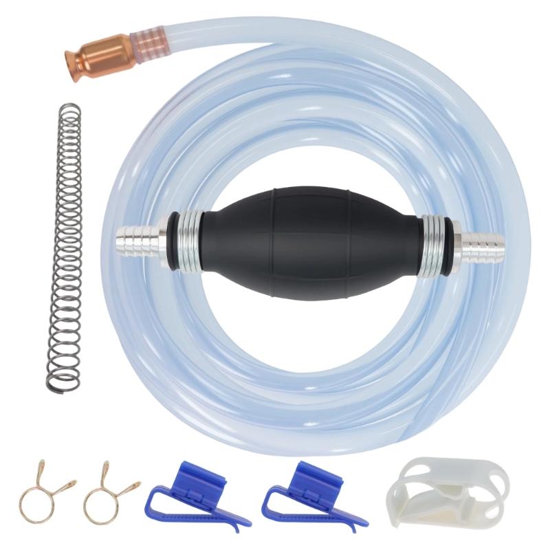 Manual Siphon Pump Kit Portable Manual Oil Sucker Pump Hand Siphon Hose for Fuels, Oil, Diesels, Water, Liquid, Fluid 1
Manual Siphon Pump Kit Portable Manual Oil Sucker Pump Hand Siphon Hose for Fuels, Oil, Diesels, Water, Liquid, Fluid 1