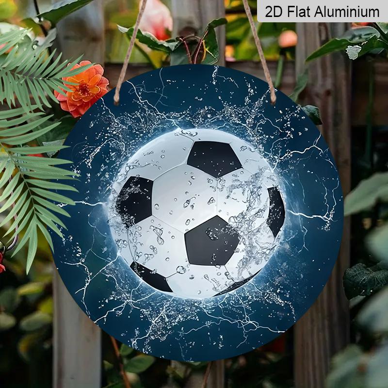 2D Flat Aluminum 7.87 Inch X 7.87 Inch Soccer Ball Splash Style Wall Decoration, World Cup Themed. Suitable for Cafes, Living Rooms, Kitchens, Bars 1pc
2D Flat Aluminum 7.87 Inch X 7.87 Inch Soccer Ball Splash Style Wall Decoration, World Cup Themed. Suitable for Cafes, Living Rooms, Kitchens, Bars 1pc