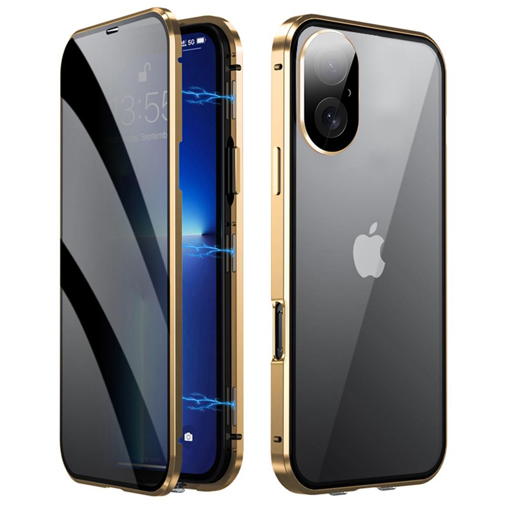Чохол для iPhone 16 Plus Антишпигун Двостороннє Загартоване Скло+Магнітна Металева Рамка Чохол для Телефону Gold
Чохол для iPhone 16 Plus Антишпигун Двостороннє Загартоване Скло+Магнітна Металева Рамка Чохол для Телефону Gold