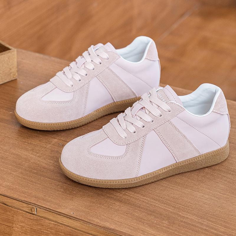 Macaron color inner height increase women s leather casual shoes spring and autumn retro running sports board shoes 40 рожевий
Macaron color inner height increase women s leather casual shoes spring and autumn retro running sports board shoes 40 рожевий