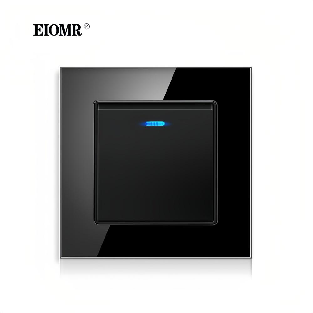 EIOMR Israel USB Type-C Power Socket Switch Combination, Black Crystal Glass Panel for Israeli Home Single Double Triple Socket
EIOMR Israel USB Type-C Power Socket Switch Combination, Black Crystal Glass Panel for Israeli Home Single Double Triple Socket