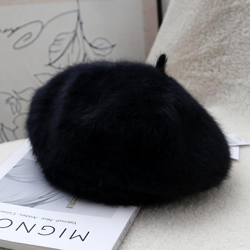Women Imitation Rabbit Fur Beret Hat Autumn Winter Warm Soft White Plush Newsboy Cap Y2K Korean Girl Painter Artist Hats чёрный
Women Imitation Rabbit Fur Beret Hat Autumn Winter Warm Soft White Plush Newsboy Cap Y2K Korean Girl Painter Artist Hats чёрный