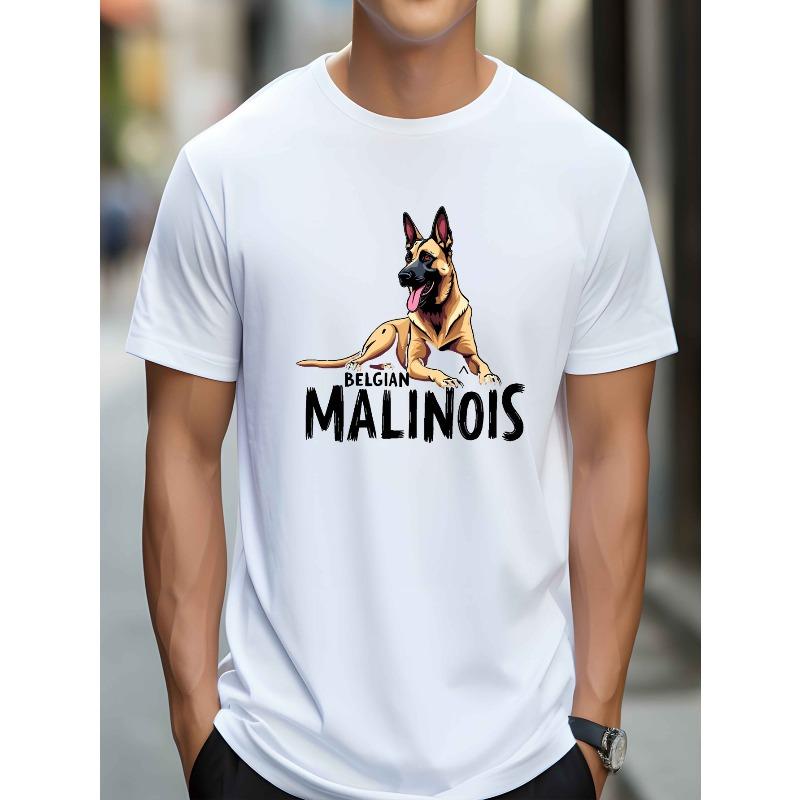 Belgian Malinois Print Men S Casual Short Sleeve T-Shirt, Slight Stretch, Regular Fit, for Outdoor Activities, Comfortable And Breathable, Summer 4XL чорний
Belgian Malinois Print Men S Casual Short Sleeve T-Shirt, Slight Stretch, Regular Fit, for Outdoor Activities, Comfortable And Breathable, Summer 4XL чорний