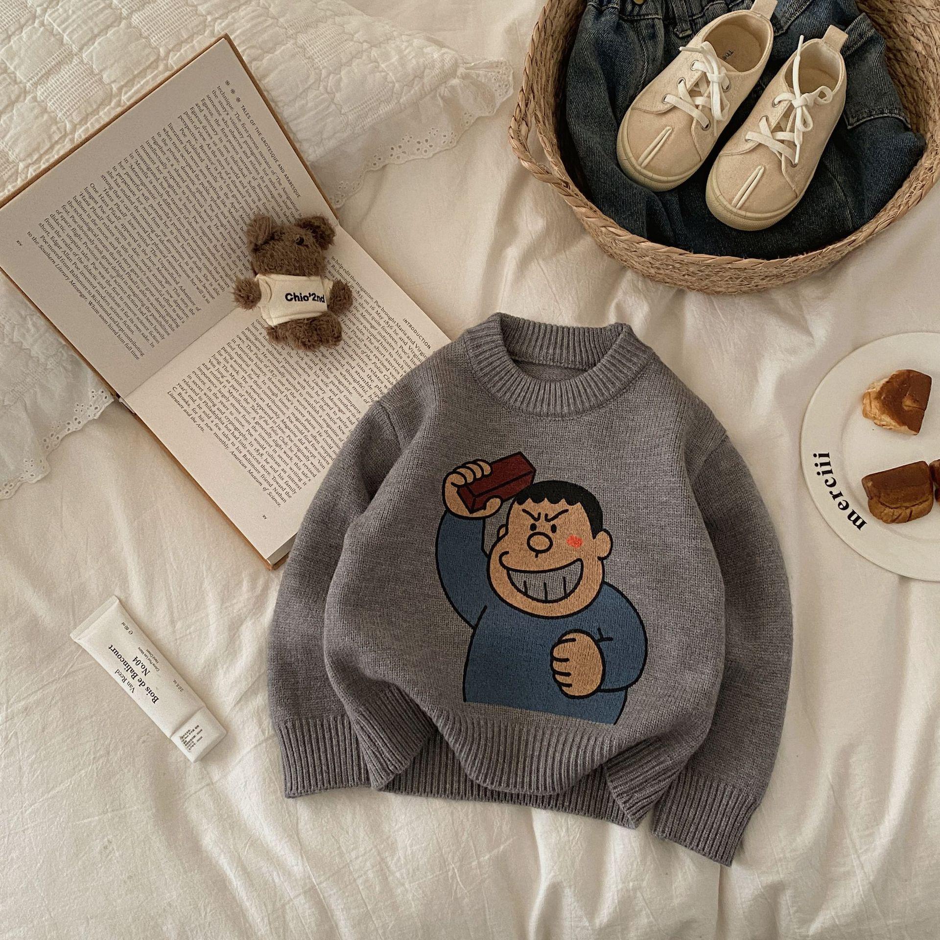 Children s Korean Style Cream Pullover Sweater with Big Bear Print - Autumn/Winter 2025 Collection 110cm сірий колір
Children s Korean Style Cream Pullover Sweater with Big Bear Print - Autumn/Winter 2025 Collection 110cm сірий колір