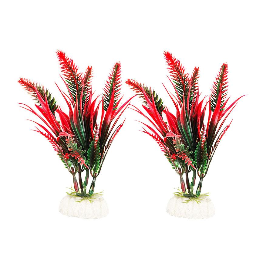 Набор искусственных аквариумных растений из 2 штук | Пластиковый декор для аквариума | Зеленые/красные искусственные растения | Не требуют особого ухода | Подводные украшения 5,91 дюйма красный
Набор искусственных аквариумных растений из 2 штук | Пластиковый декор для аквариума | Зеленые/красные искусственные растения | Не требуют особого ухода | Подводные украшения 5,91 дюйма красный