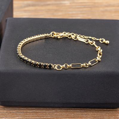 Nidin Classic 5 Colors Bracelets Fashion Paperclip Link Chain Light Luxury Zircon Charm Bangle Women Jewelry Party Fine Gift чорний
Nidin Classic 5 Colors Bracelets Fashion Paperclip Link Chain Light Luxury Zircon Charm Bangle Women Jewelry Party Fine Gift чорний