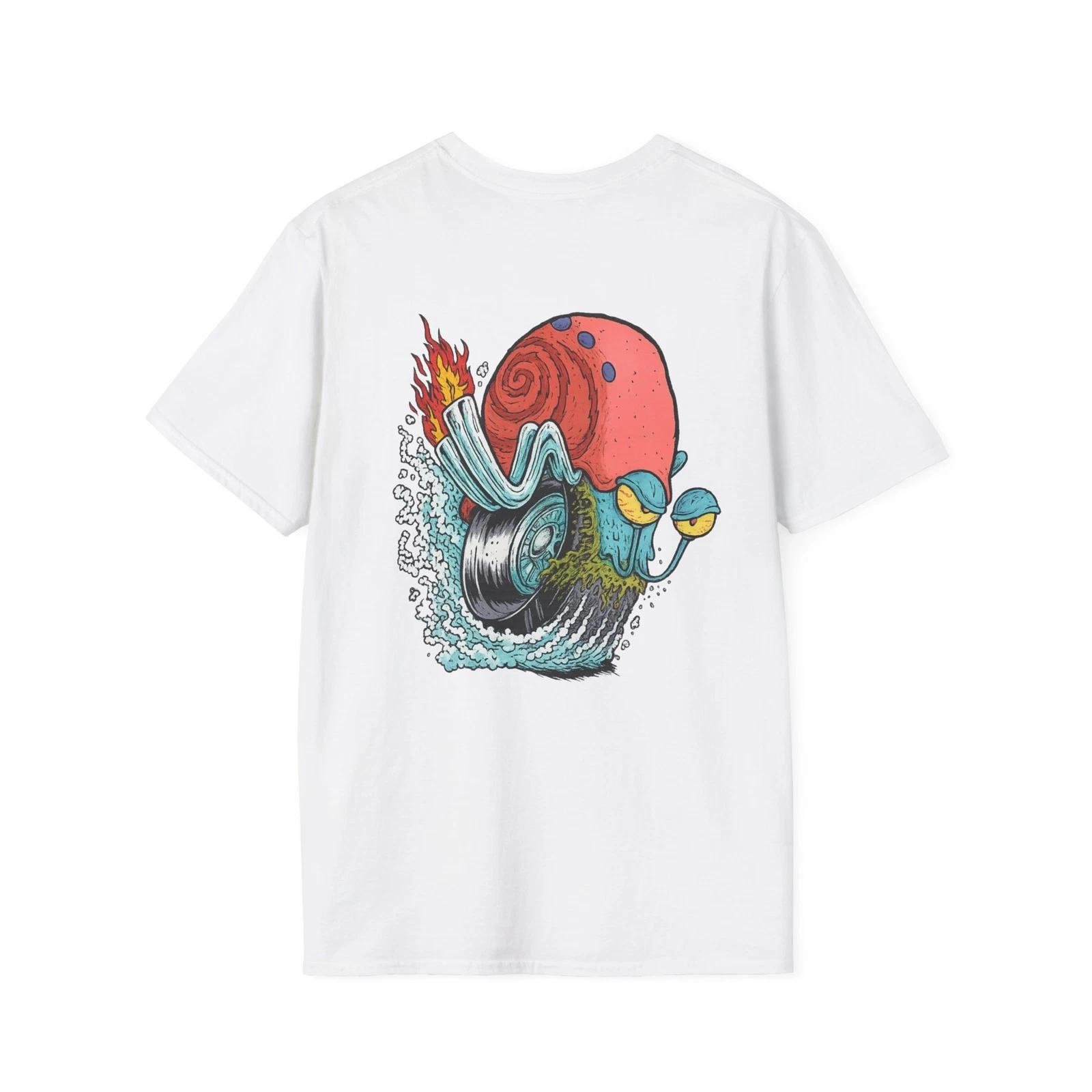 Limited Edition Retro Colorful Snail SB HotRod Design Unisex T-Shirt Read Desc L
Limited Edition Retro Colorful Snail SB HotRod Design Unisex T-Shirt Read Desc L