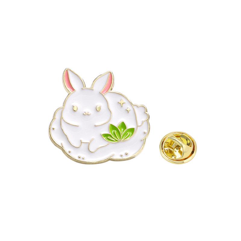 White Rabbit Cartoon Badge Clothing Bag Accessories Alloy Oil Drip Accessories Super Cute Animal Cute Brooch
White Rabbit Cartoon Badge Clothing Bag Accessories Alloy Oil Drip Accessories Super Cute Animal Cute Brooch