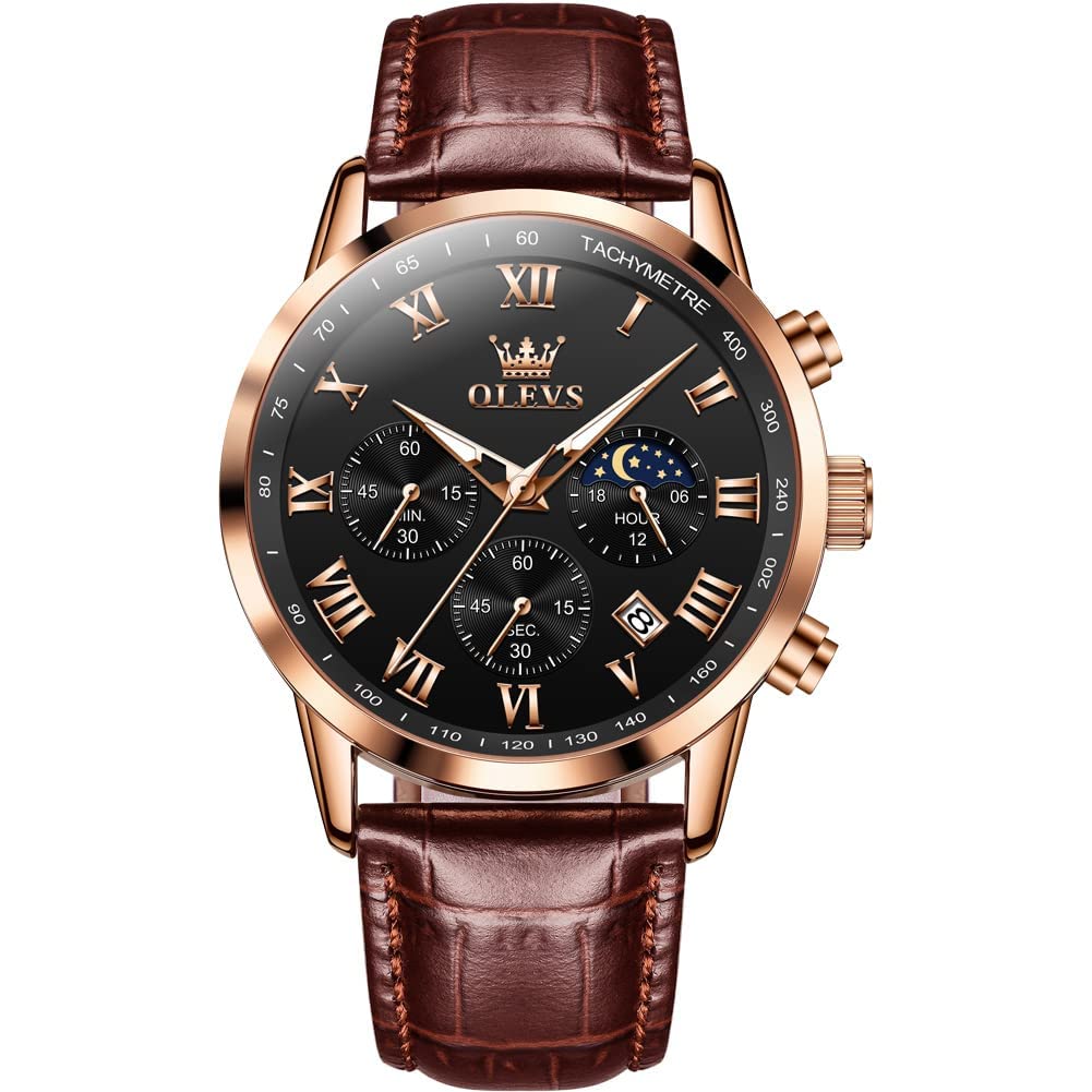 OLEVS Watch Leather Wristwatch Waterproof Watch Analog Stylish Simple Quartz Lightweight Brown Gentleman Date Day of the Week Black Men s Men s
OLEVS Watch Leather Wristwatch Waterproof Watch Analog Stylish Simple Quartz Lightweight Brown Gentleman Date Day of the Week Black Men s Men s