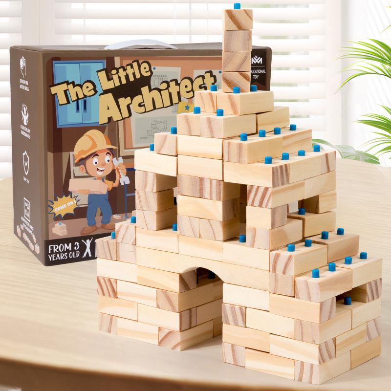 Educational Wooden Building Blocks for Kids – Creative Construction and Brain-Teasing Table Game
Educational Wooden Building Blocks for Kids – Creative Construction and Brain-Teasing Table Game