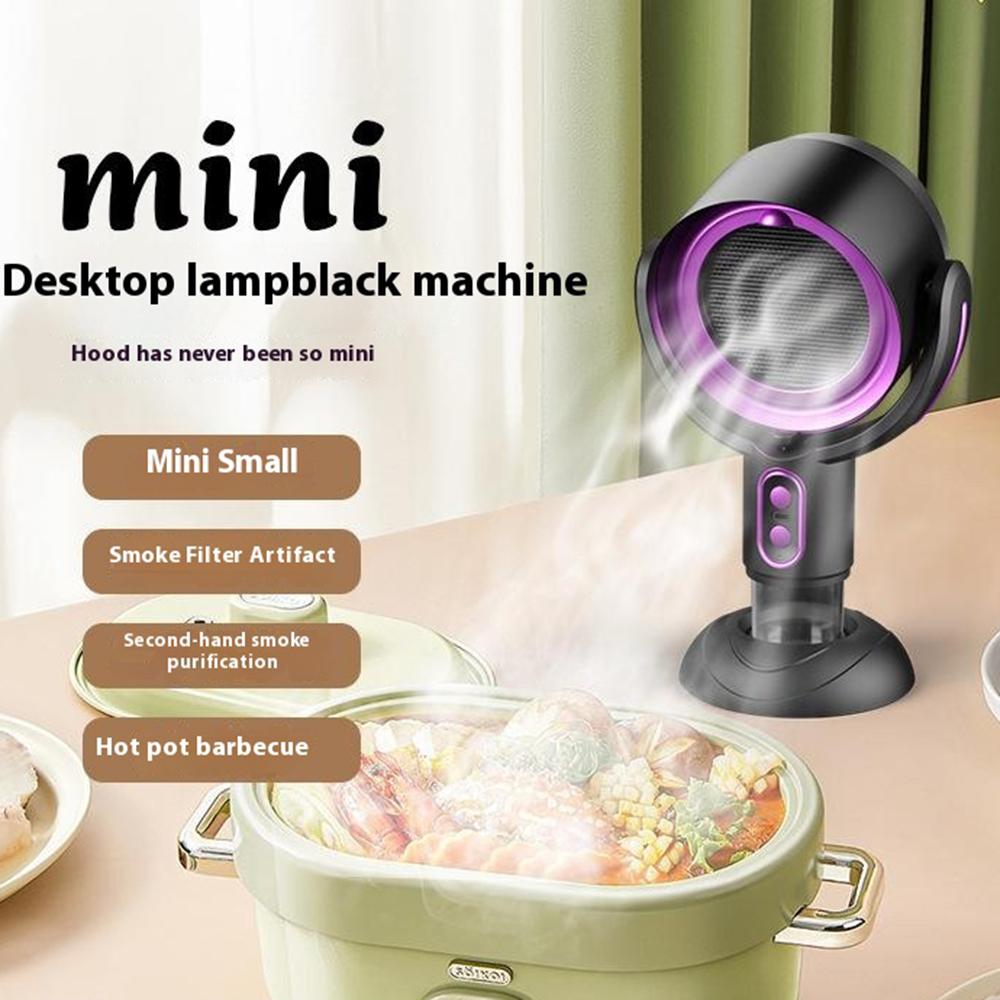 Portable Desktop Air Purifier with Ionizer Smoke Extractor Odor Eliminator Sterilizer USB Direct Plug-In Black/Purple
Portable Desktop Air Purifier with Ionizer Smoke Extractor Odor Eliminator Sterilizer USB Direct Plug-In Black/Purple