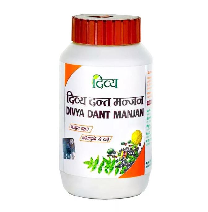 Tooth Powder Dant Manzhan (100 G), Dant Manjan, Patanjali
Tooth Powder Dant Manzhan (100 G), Dant Manjan, Patanjali