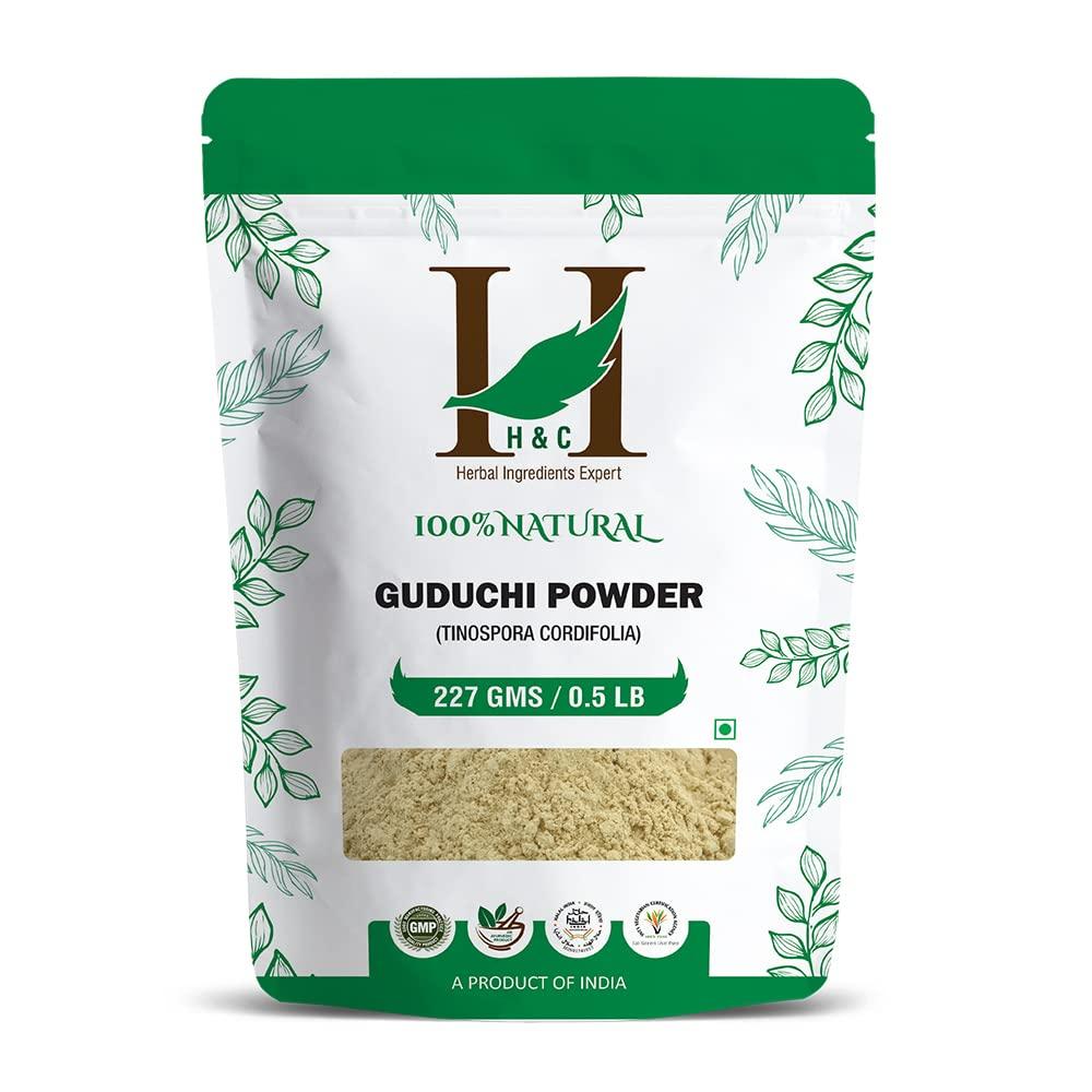H & C Herbal Ingredients Expert Natural Guduchi Giloy Powder, Dietary Supplement | 227gm 0.5lbs
H & C Herbal Ingredients Expert Natural Guduchi Giloy Powder, Dietary Supplement | 227gm 0.5lbs