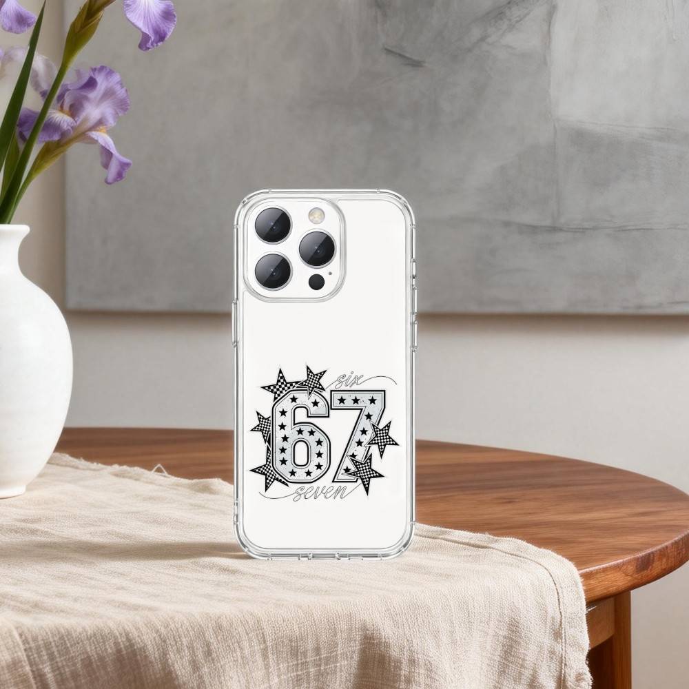 67 S-SIX-X S-SEVEN-N art Phone Case For iPhone 17 16 15 14 13 12 11 Mini Pro Max Plus Transparent Cover iPhone17PRO
67 S-SIX-X S-SEVEN-N art Phone Case For iPhone 17 16 15 14 13 12 11 Mini Pro Max Plus Transparent Cover iPhone17PRO
