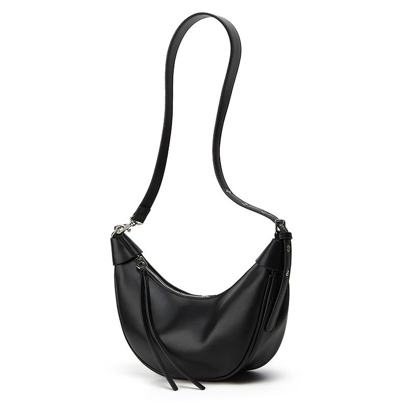Casual Retro Commuting Underarm Bag Single-shoulder Crossbody Dumpling Bag Crescent-shaped Crossbody Bag чорний
Casual Retro Commuting Underarm Bag Single-shoulder Crossbody Dumpling Bag Crescent-shaped Crossbody Bag чорний