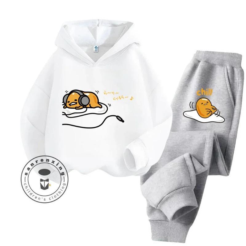 Набір худі з мультфільмом Gudetama Super Cute Pure Cotton Soft Texture підходить для дітей 3-14 років, Kawaii Home Travel Clothing 130
Набір худі з мультфільмом Gudetama Super Cute Pure Cotton Soft Texture підходить для дітей 3-14 років, Kawaii Home Travel Clothing 130