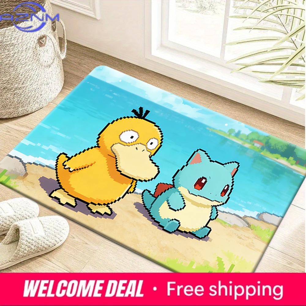 Pokemon Psyduck and Bulbasaur Pixel Beach Print Non-slip Doormat, Soft Absorbent Floor Rug for Home Decor 40cm x 60cm
Pokemon Psyduck and Bulbasaur Pixel Beach Print Non-slip Doormat, Soft Absorbent Floor Rug for Home Decor 40cm x 60cm