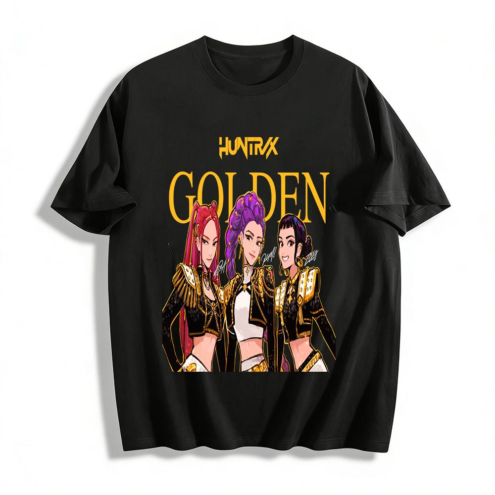 HUNTRIX GOLDEN Theme Printed Crop Top Trendy Girl Group Style Stage Wear Short Top Pure cotton T-shirt XXS
HUNTRIX GOLDEN Theme Printed Crop Top Trendy Girl Group Style Stage Wear Short Top Pure cotton T-shirt XXS