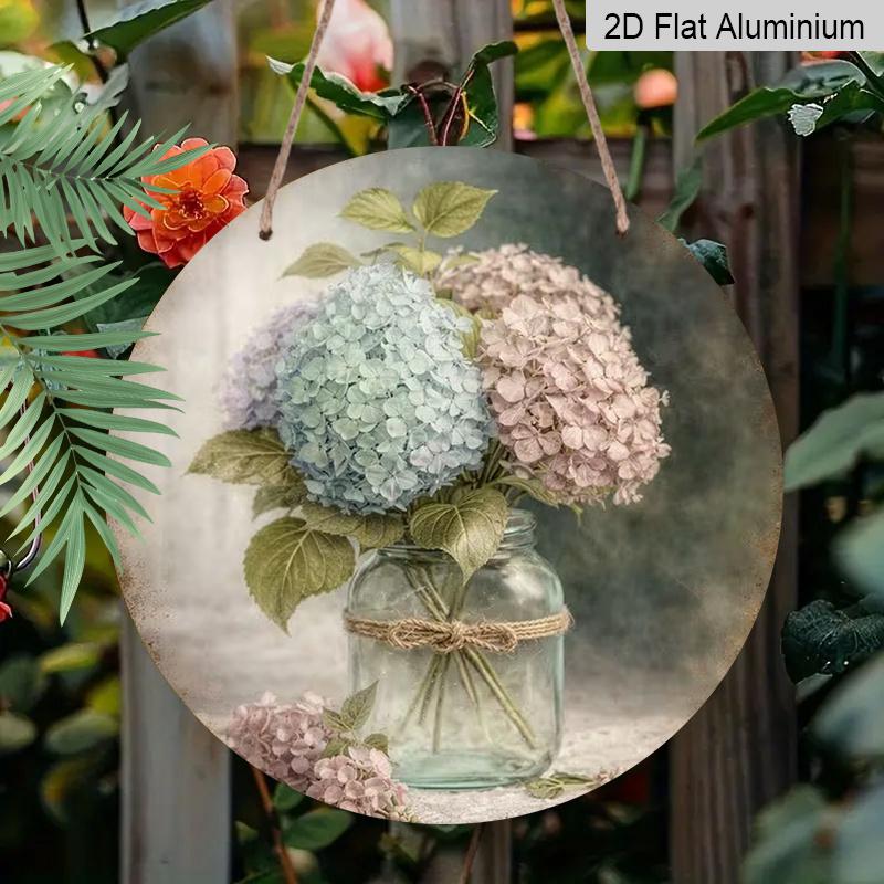 2D Flat Aluminum Retro Hydrangea and Vase Wall Art, Rustic Style, 7.87 Inches X 7.87 Inches Suitable for Homes, Studios, Cafes, Gardens, Front Doors 1pc
2D Flat Aluminum Retro Hydrangea and Vase Wall Art, Rustic Style, 7.87 Inches X 7.87 Inches Suitable for Homes, Studios, Cafes, Gardens, Front Doors 1pc