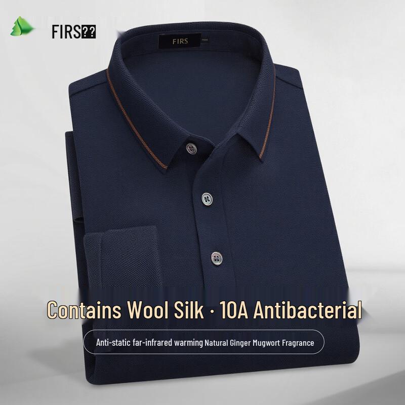 Shanshan Men s Wool & Silk Blend Long-Sleeve Polo Shirt L
Shanshan Men s Wool & Silk Blend Long-Sleeve Polo Shirt L