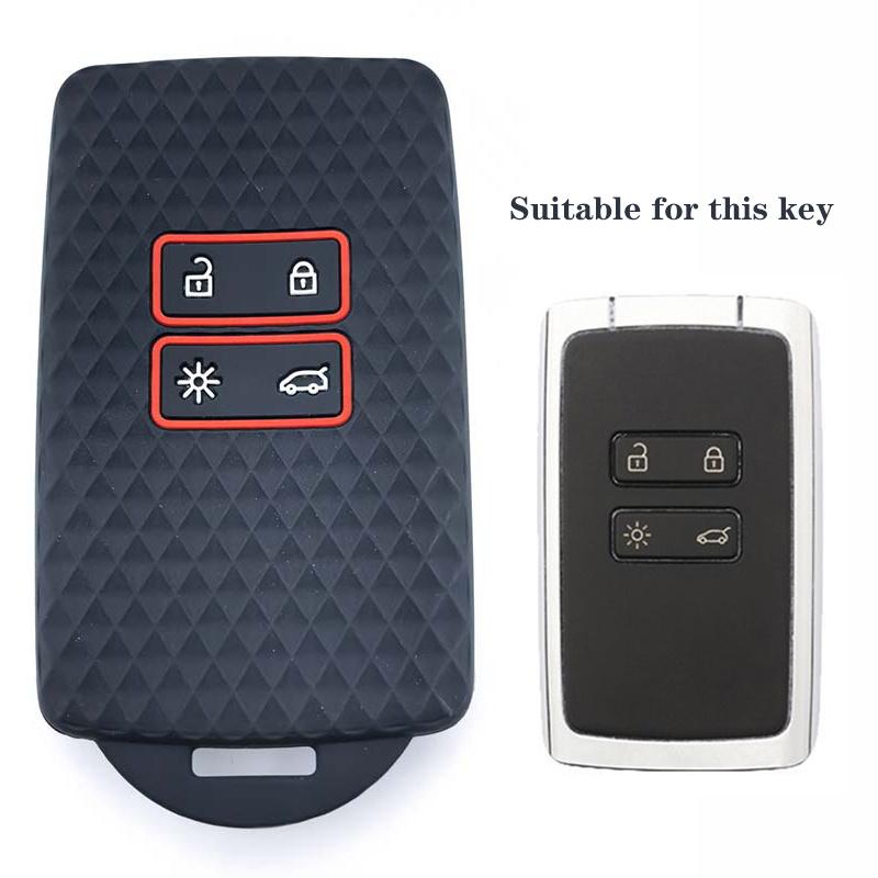 Silicone Car Key Cover For Renault Captur Koleos Kadjar Arkana Megane Dacia Duster Sandero Stepway Smart Remote Control Fob Case
Silicone Car Key Cover For Renault Captur Koleos Kadjar Arkana Megane Dacia Duster Sandero Stepway Smart Remote Control Fob Case
