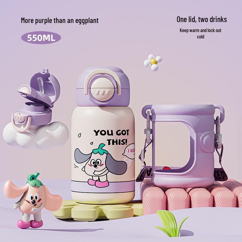 316 Stainless Steel Cartoon Flip-Top Children s Thermos - Portable Double Drink Water Bottle for Students 500ML-550ML
316 Stainless Steel Cartoon Flip-Top Children s Thermos - Portable Double Drink Water Bottle for Students 500ML-550ML