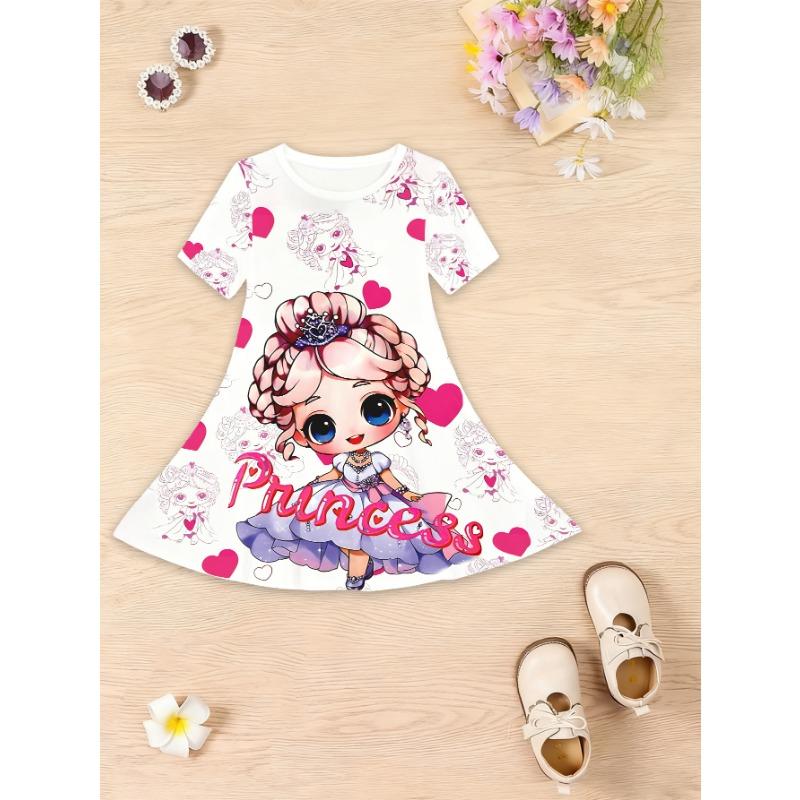 Girls Dress, Suitable for Parties and Casual Attire, Sweet Princess Dress, Lightweight Spring and Summer Outfit, 110
Girls Dress, Suitable for Parties and Casual Attire, Sweet Princess Dress, Lightweight Spring and Summer Outfit, 110