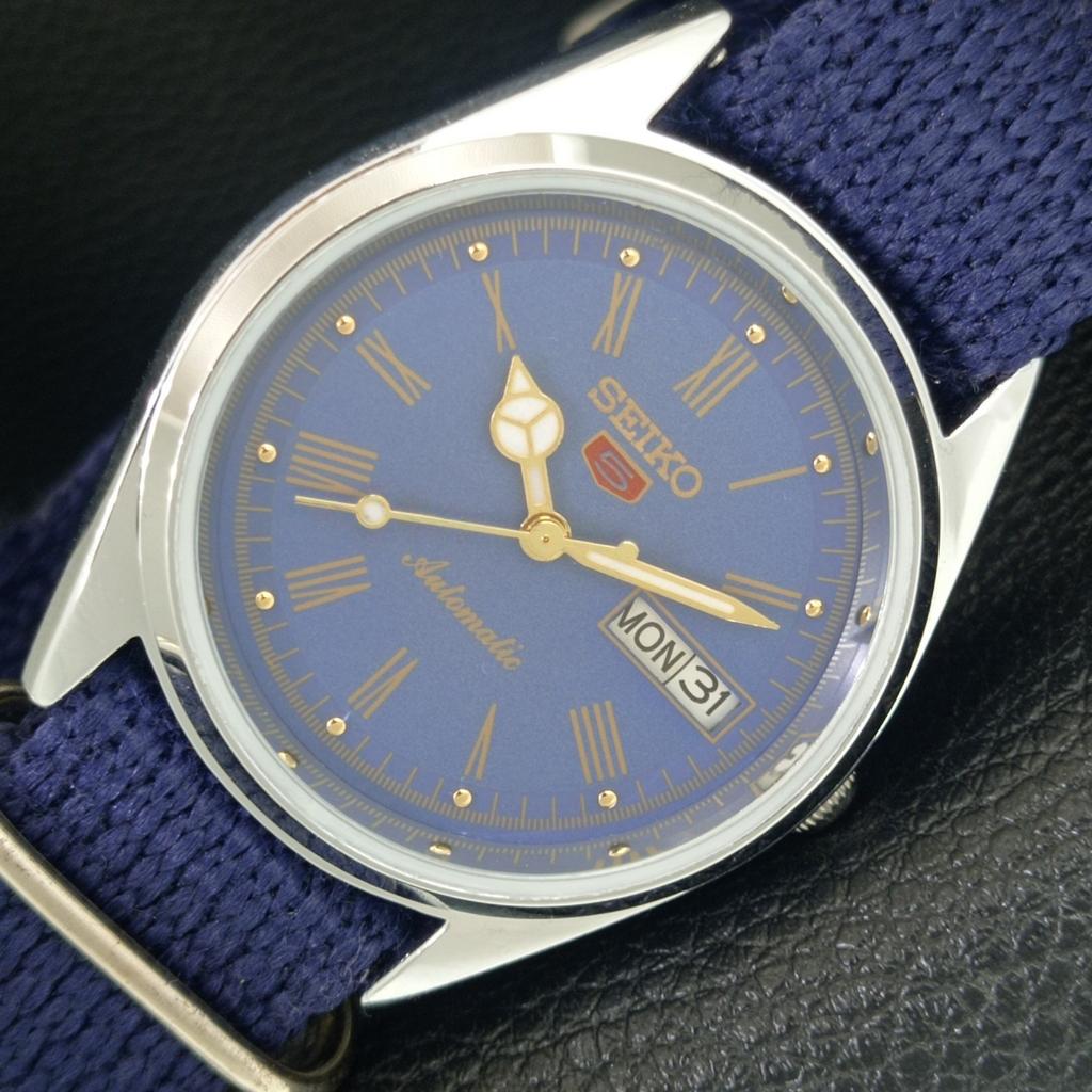 JAPAN VINTAGE REFURBISHED SEIKO 5 AUTOMATIC 6309A MENS BLUE DIAL WATCH a442157-1
JAPAN VINTAGE REFURBISHED SEIKO 5 AUTOMATIC 6309A MENS BLUE DIAL WATCH a442157-1