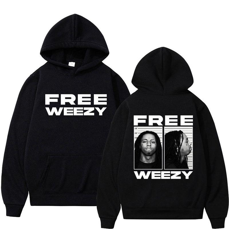 Rapper Lil Wayne Graphic Hoodie Free Weezy Hip Hop Gothic Clothes Men Women Retro Punk Long Sleeve Oversized Pullover S
Rapper Lil Wayne Graphic Hoodie Free Weezy Hip Hop Gothic Clothes Men Women Retro Punk Long Sleeve Oversized Pullover S