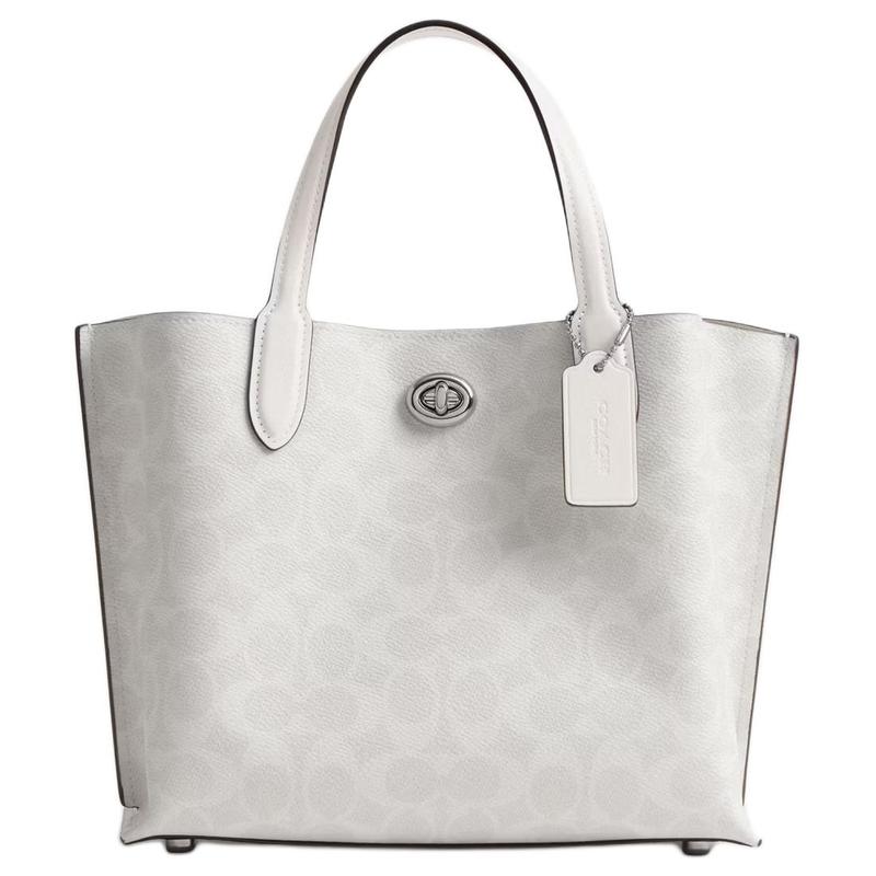 COACH Willow 24 Brand Logo Print Coated Canvas Tote Bag Tote Bag Shopping Bag Shoulder Crossbody Handbag Medium Women s Chalk White білий
COACH Willow 24 Brand Logo Print Coated Canvas Tote Bag Tote Bag Shopping Bag Shoulder Crossbody Handbag Medium Women s Chalk White білий