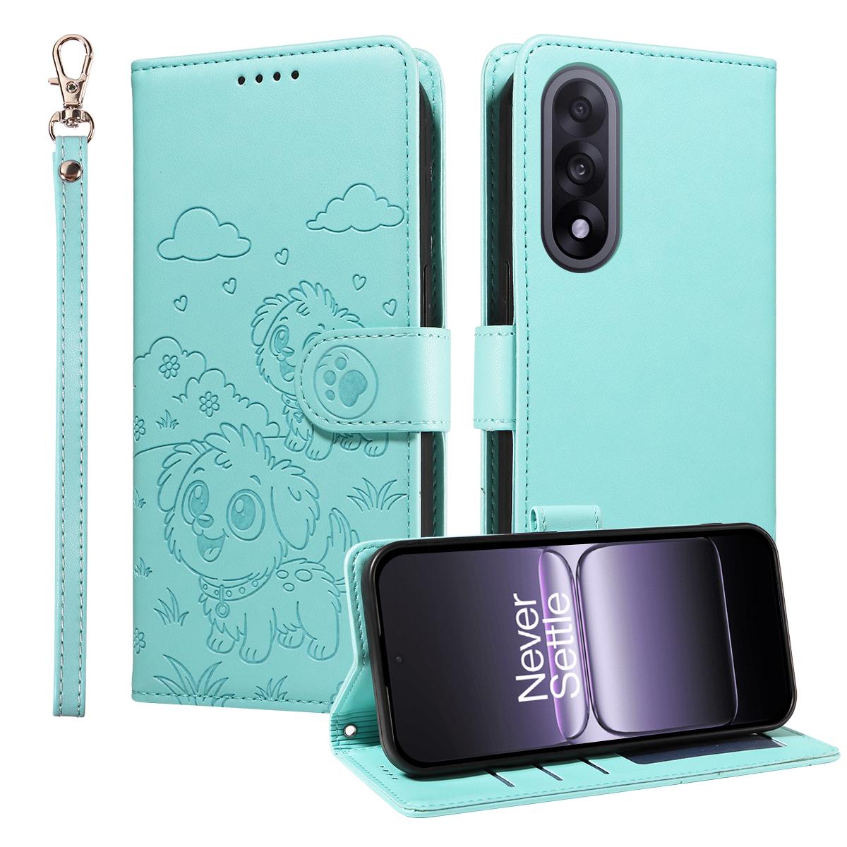 For OnePlus Ace 5 Ultra 5G/OnePlus Nord 5 5G Case RFID Blocking Imprinted Dog Pattern PU Leather Phone Cover with Wrist Strap Green
For OnePlus Ace 5 Ultra 5G/OnePlus Nord 5 5G Case RFID Blocking Imprinted Dog Pattern PU Leather Phone Cover with Wrist Strap Green