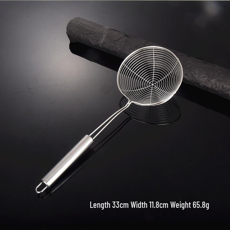 304 Stainless Steel Dumpling & Frying Skimmer Ladle - Large Hot Pot Sieve & Noodle Strainer Spoon
304 Stainless Steel Dumpling & Frying Skimmer Ladle - Large Hot Pot Sieve & Noodle Strainer Spoon