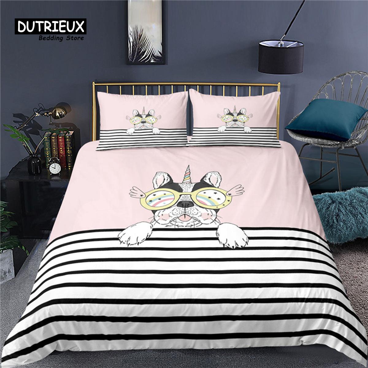 Luxury 3D Pretty Puppy Print Home Living Duvet Cover Set with Pillowcase Kids Bedding Set Queen and King EU/US/AU/UK Size EU single(135x200cm)
Luxury 3D Pretty Puppy Print Home Living Duvet Cover Set with Pillowcase Kids Bedding Set Queen and King EU/US/AU/UK Size EU single(135x200cm)