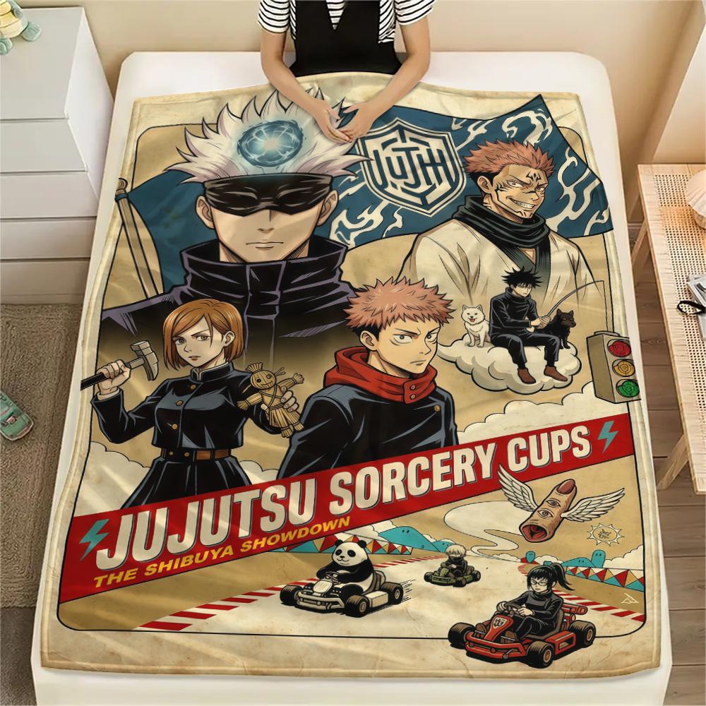 Multi-Character Jujutsu KaisenPrint Flannel Blanket, High quality Comfortable for All Seasons, Home Decor, Warmth and Comfort 80cm x 120cm
Multi-Character Jujutsu KaisenPrint Flannel Blanket, High quality Comfortable for All Seasons, Home Decor, Warmth and Comfort 80cm x 120cm