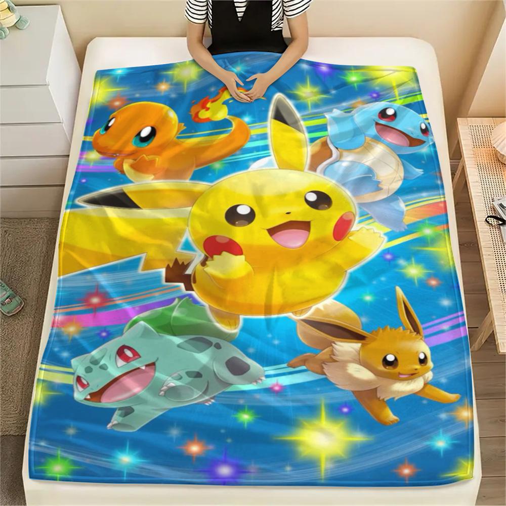 Pikachu Printed Flannel Blanket Suitable for Bed Sofa Chair Picnic and Travel.-TING 75x90cm
Pikachu Printed Flannel Blanket Suitable for Bed Sofa Chair Picnic and Travel.-TING 75x90cm