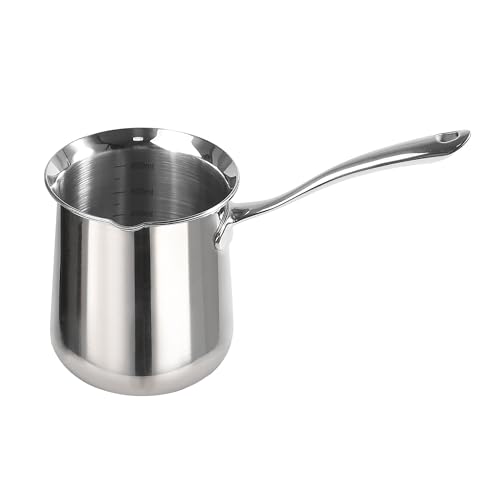 IMEEA Milk Pan, Saucepan, 18-10 Stainless Steel, 11cm High, Induction Compatible, 600cc, Saucepan, Mini Milk Pan, Silver
IMEEA Milk Pan, Saucepan, 18-10 Stainless Steel, 11cm High, Induction Compatible, 600cc, Saucepan, Mini Milk Pan, Silver