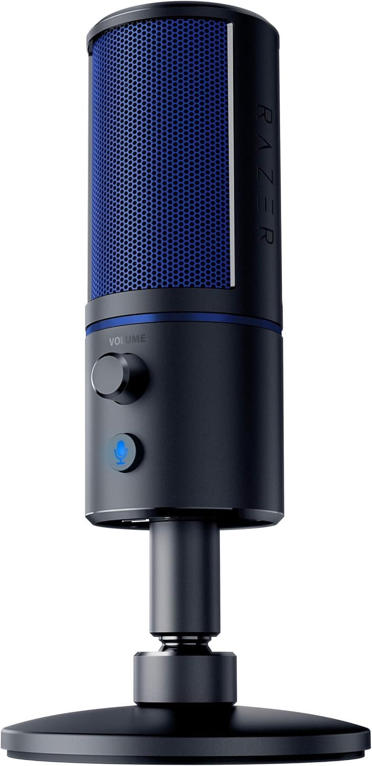 USB Condenser Microphone for Live and Game Compatible with and Streaming, Commentary, Commentary; Unidirectional; PS4, PS5, Windows, Mac;
USB Condenser Microphone for Live and Game Compatible with and Streaming, Commentary, Commentary; Unidirectional; PS4, PS5, Windows, Mac;
