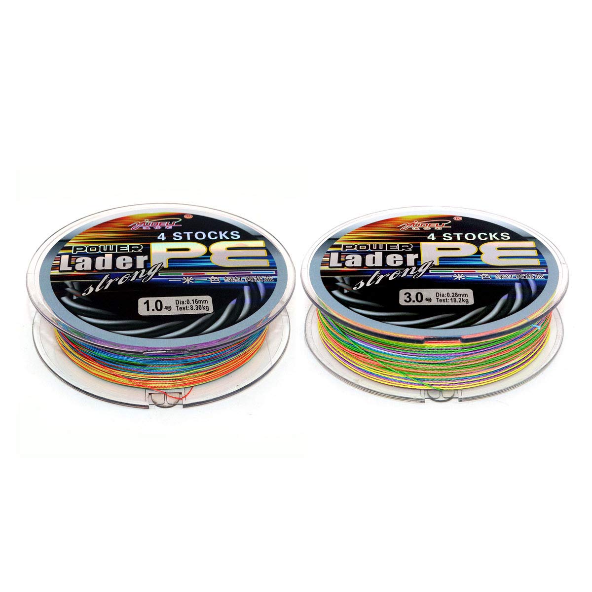 NUZAMAS Set of 2 Braided Fishing Total Mixed Quadruple Super Smooth PE Braided Size and Size Lines, 200m/220yds, Colors, Weave, Line, 1.0
NUZAMAS Set of 2 Braided Fishing Total Mixed Quadruple Super Smooth PE Braided Size and Size Lines, 200m/220yds, Colors, Weave, Line, 1.0