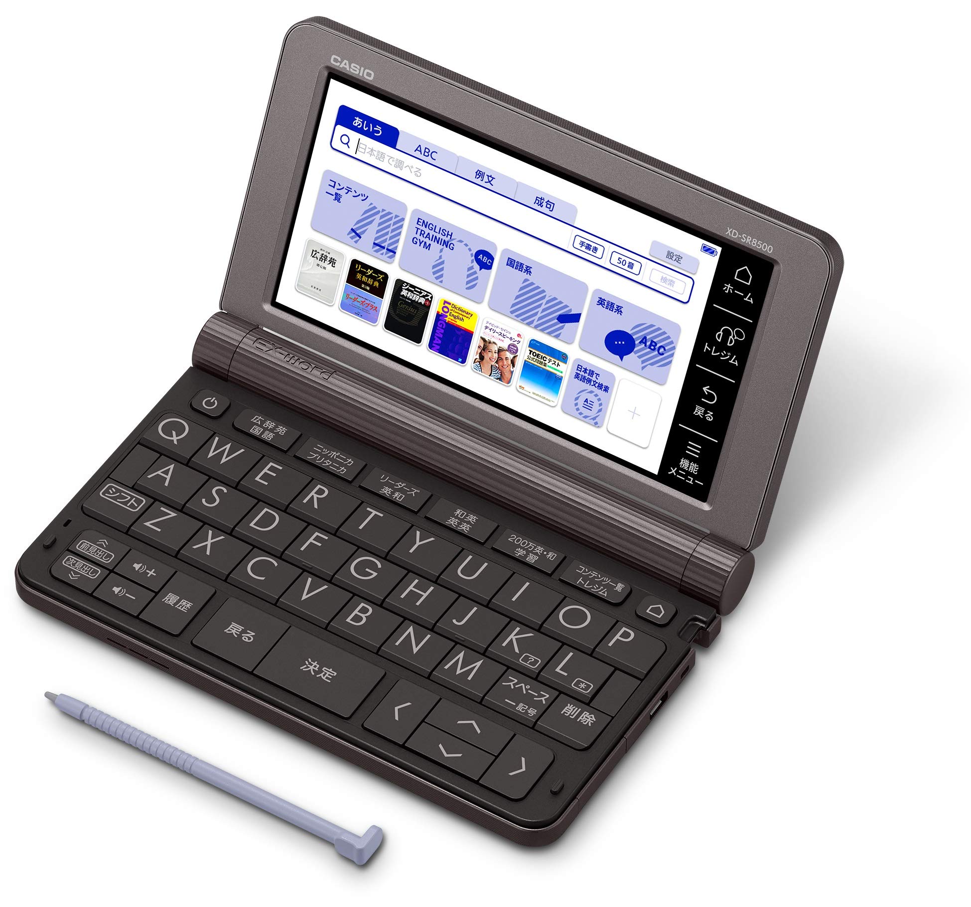 Casio Computer Electronic Dictionary XD-SR8500GY EX-word XD-SR8500 (180 Contents/Business Model/Metallic Gray) сірий колір
Casio Computer Electronic Dictionary XD-SR8500GY EX-word XD-SR8500 (180 Contents/Business Model/Metallic Gray) сірий колір