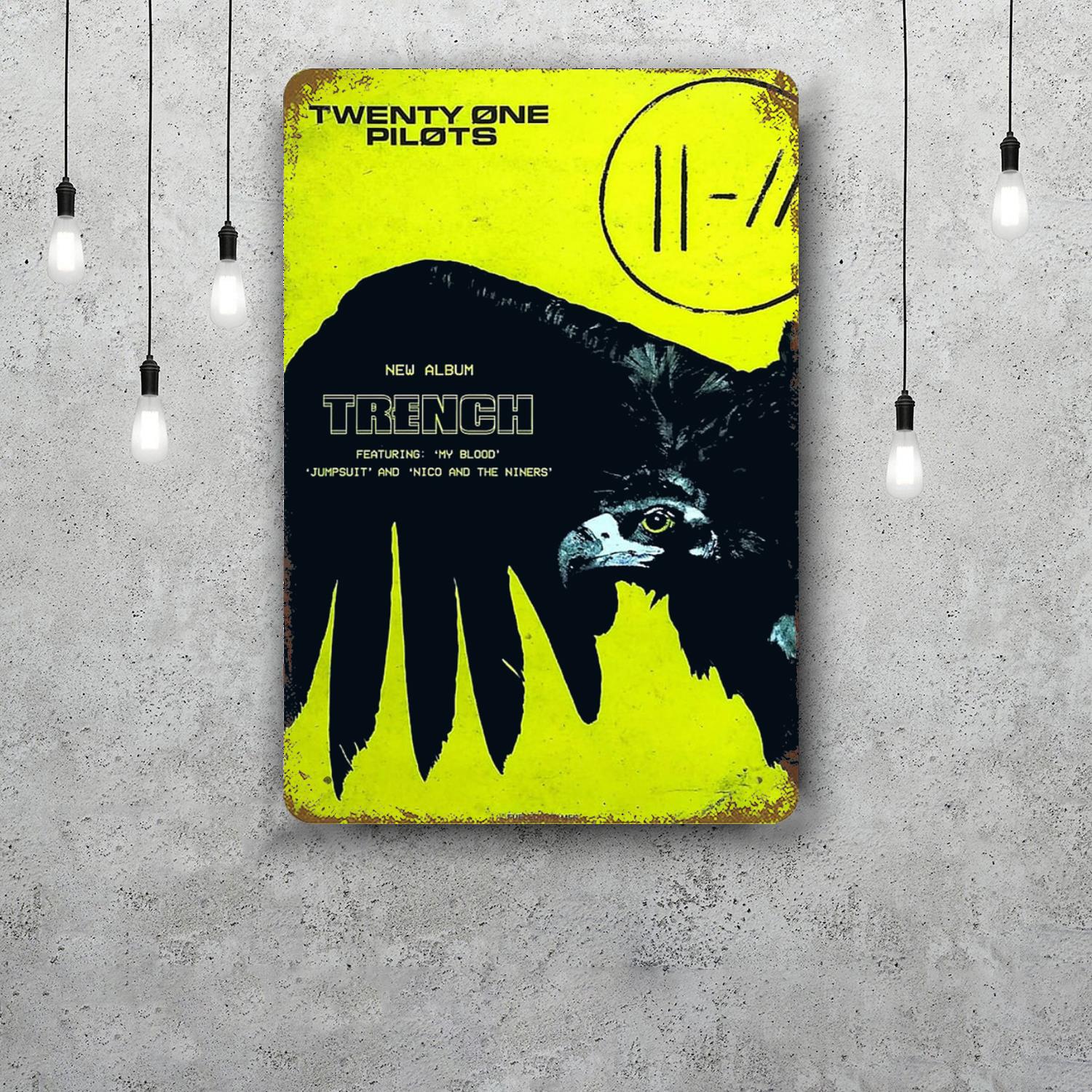 twenty one pilots Decor Vintage Metal Signs Tin Signs Captain Poster Decor for Bar Pub Club Man Cave Wall Decoration 20x30cm(7.8x11.8inch)
twenty one pilots Decor Vintage Metal Signs Tin Signs Captain Poster Decor for Bar Pub Club Man Cave Wall Decoration 20x30cm(7.8x11.8inch)