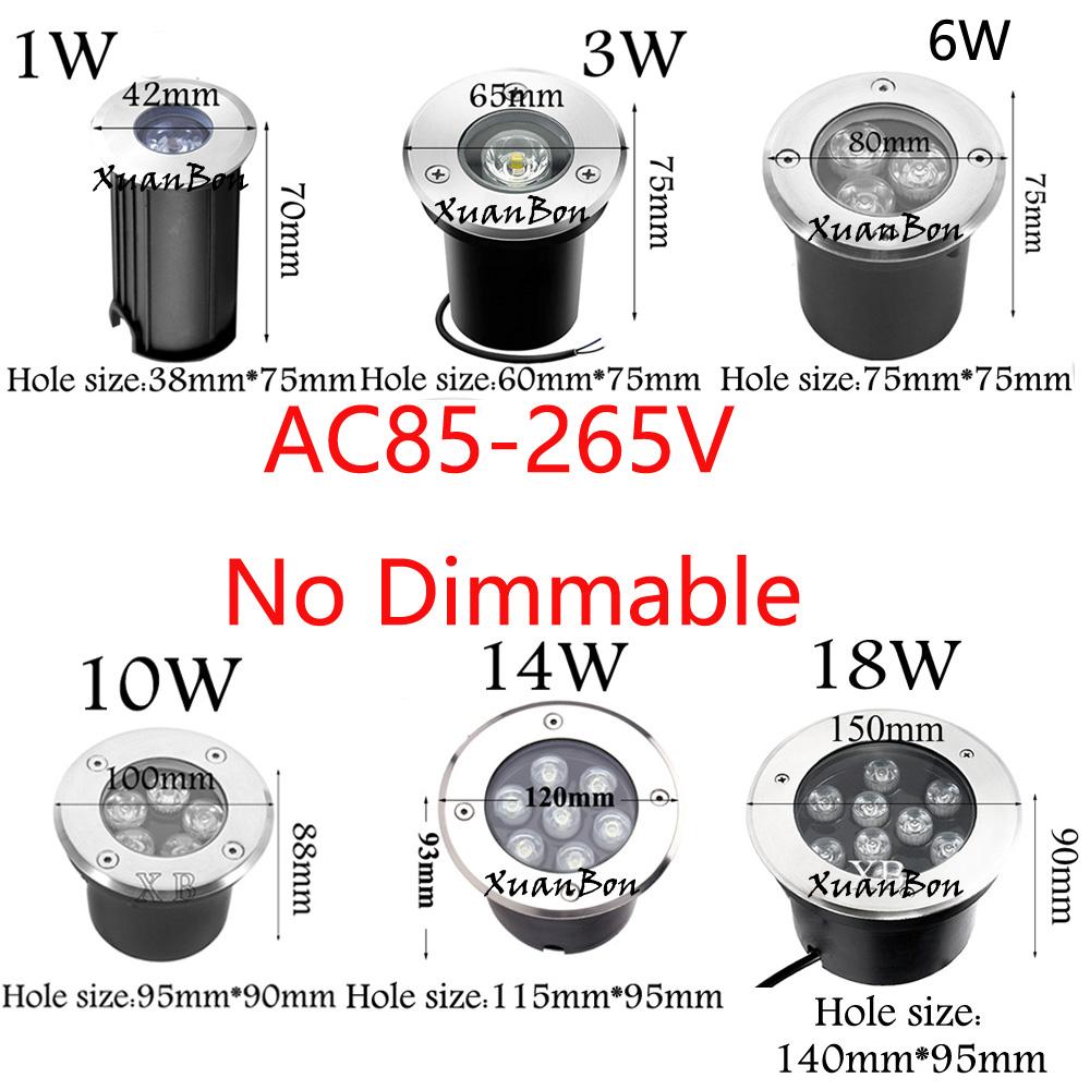 Dimmable Outdoor Lighting 3W 6W 10W 18W Garden Yard Step Stairs Floor Deck LED Recessed Inground Lamps LED Underground Spotlight 1W Blue
Dimmable Outdoor Lighting 3W 6W 10W 18W Garden Yard Step Stairs Floor Deck LED Recessed Inground Lamps LED Underground Spotlight 1W Blue