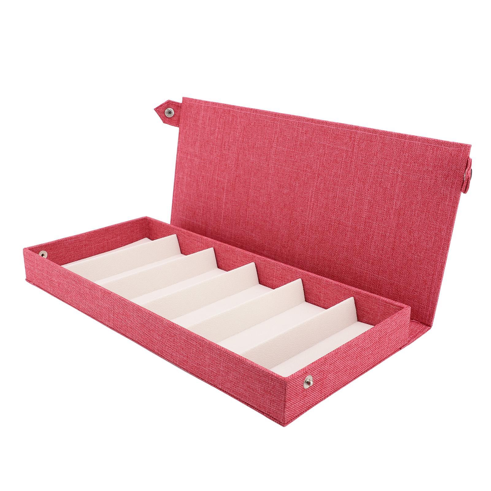 6 слотов льняной футляр для очков футляр для хранения очков многослотовый модный органайзер для очков дисплей для Pink
6 слотов льняной футляр для очков футляр для хранения очков многослотовый модный органайзер для очков дисплей для Pink