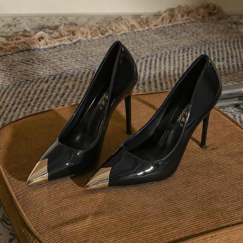 New temperament pointed thin heels single shoes super high 9cm black large size, high heels women s design sense niche spring 35
New temperament pointed thin heels single shoes super high 9cm black large size, high heels women s design sense niche spring 35
