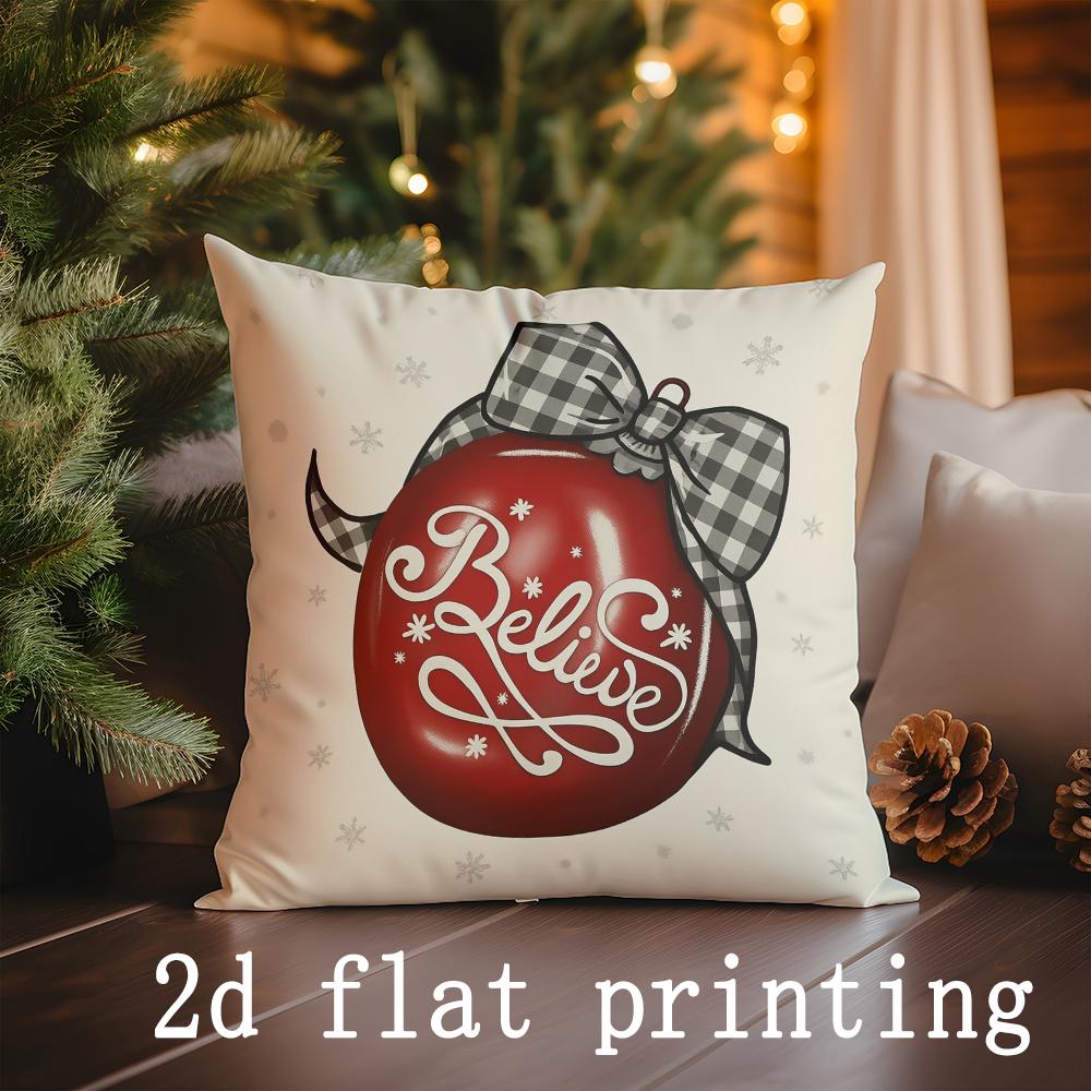 Home Decor Merry Christmas Tree & Believe Pillow Covers Pattern Cushion Cover Suitable for Sofa Bedroom Car Pillow Cover 16x16Inch
Home Decor Merry Christmas Tree & Believe Pillow Covers Pattern Cushion Cover Suitable for Sofa Bedroom Car Pillow Cover 16x16Inch