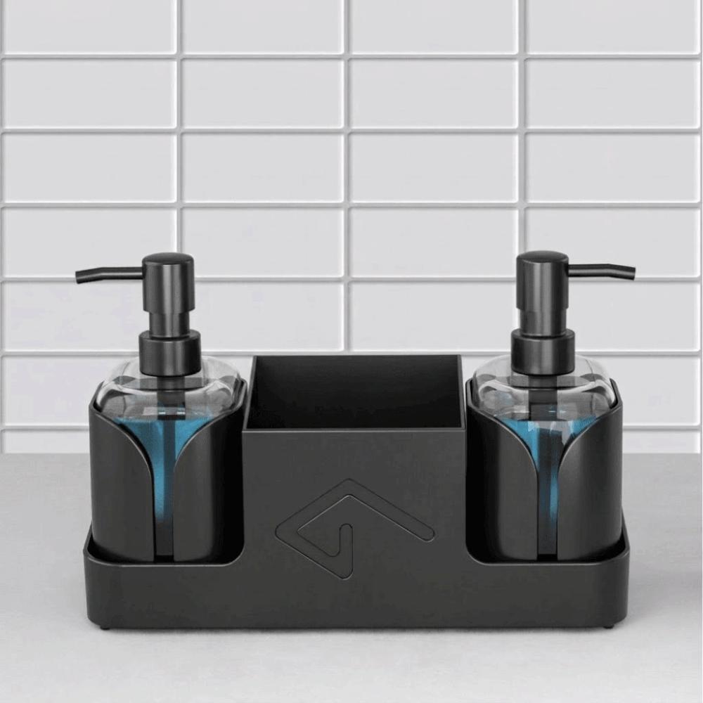 Refillable Soap Dispenser Set Sponge Holder Hand Soap Dispenser Dish Soap Dispenser Home
Refillable Soap Dispenser Set Sponge Holder Hand Soap Dispenser Dish Soap Dispenser Home
