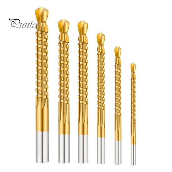 6 шт. 3/4/5/6/6.5/8 мм спиральные сверла из кобальта, сверхпрочные круглые сверла из нержавеющей стали, твердого металла, алюминия, пластика, режущие сверла, деревообрабатывающие инструменты 1 Set